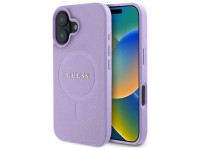 Funda Guess Saffiano MagSafe para iPhone 16 - Morada Funda Guess Saffiano MagSafe para iPhone 16 - Morada