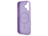 Funda Guess Saffiano MagSafe para iPhone 16 - Morada Funda Guess Saffiano MagSafe para iPhone 16 - Morada