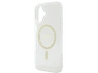 Guess IML Glitter Circle MagSafe iPhone 16 Case - Clear