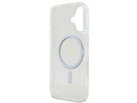 Guess IML Glitter Circle MagSafe iPhone 16 Case - Clear
