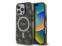 Capa Guess IML 4G com fundo MagSafe para iPhone 16 Pro Max - Marrom Capa Guess IML 4G com fundo MagSafe para iPhone 16 Pro Max - Marrom