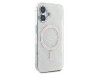 Guess IML 4G Background MagSafe Case for iPhone 16 Plus - White Guess IML 4G Background MagSafe Case for iPhone 16 Plus - White