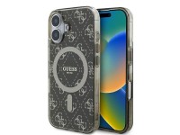 Funda Guess IML 4G con fondo MagSafe para iPhone 16 - Marrón Funda Guess IML 4G con fondo MagSafe para iPhone 16 - Marrón