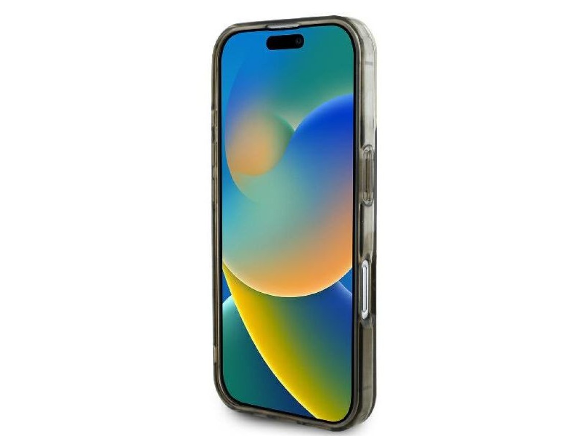 Funda Guess IML 4G con fondo MagSafe para iPhone 16 Plus - Marrón