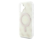Guess IML 4G Background MagSafe Case for iPhone 16 Plus - White Guess IML 4G Background MagSafe Case for iPhone 16 Plus - White