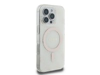 Guess IML 4G Background MagSafe iPhone 16 Pro Case - White Guess IML 4G Background MagSafe iPhone 16 Pro Case - White