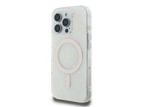 Guess IML 4G Background MagSafe iPhone 16 Pro Case - White Guess IML 4G Background MagSafe iPhone 16 Pro Case - White