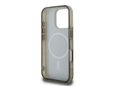 Guess IML 4G Background MagSafe iPhone 16 Pro Case - Brown Guess IML 4G Background MagSafe iPhone 16 Pro Case - Brown