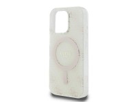 Guess IML 4G Background MagSafe iPhone 16 Pro Case - White Guess IML 4G Background MagSafe iPhone 16 Pro Case - White
