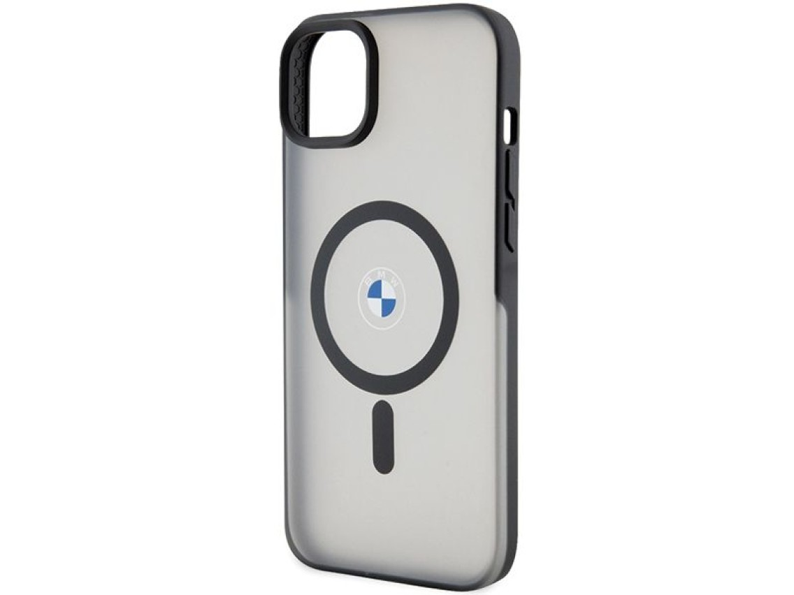 BMW Signature MagSafe Case for iPhone 14 Plus/15 Plus - Black