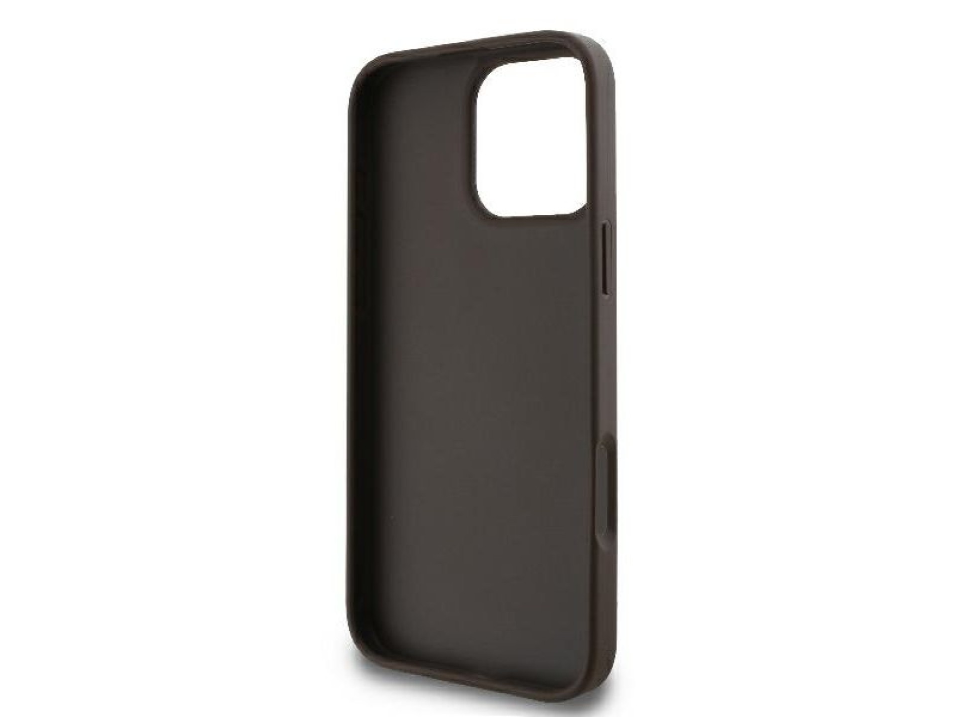 Capa Guess 4G com logo grande para iPhone 16 Pro Max - Marrom