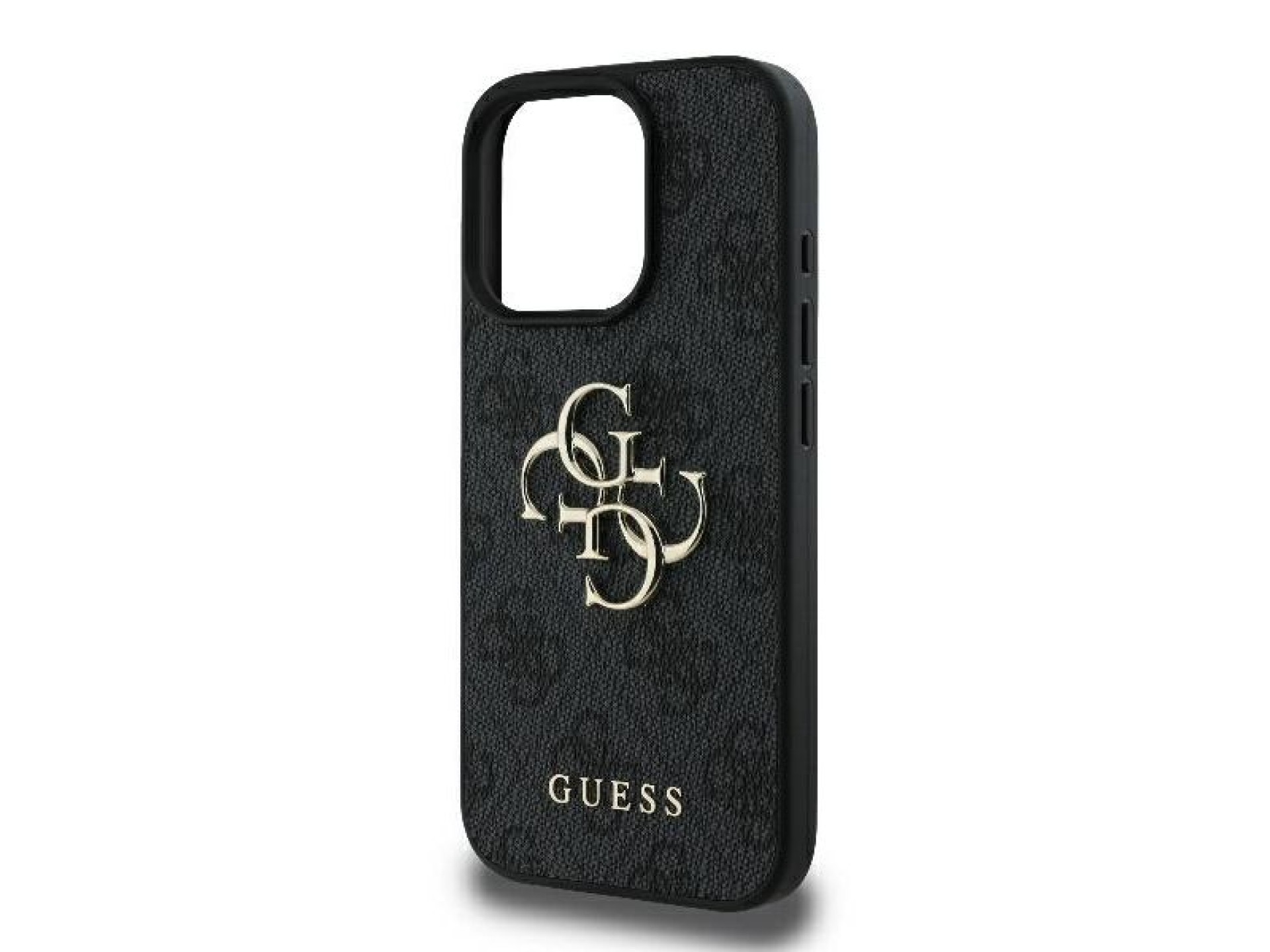 Guess 4G Big Logo iPhone 16 Pro Max Case - Black