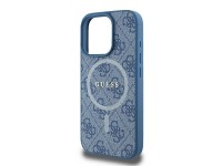 Capa Guess 4G Ring Classic Logo MagSafe para iPhone 16 Pro - Azul Capa Guess 4G Ring Classic Logo MagSafe para iPhone 16 Pro - Azul