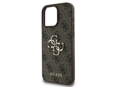 Guess 4G Big Logo iPhone 16 Pro Max Case - Brown Guess 4G Big Logo iPhone 16 Pro Max Case - Brown