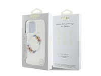 Guess IML Flowers Wreath MagSafe Case for iPhone 16 Pro - Clear Guess IML Flowers Wreath MagSafe Case for iPhone 16 Pro - Clear