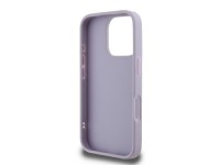 Guess Quilted Metal Logo case for iPhone 16 Pro - light purple Guess Quilted Metal Logo case for iPhone 16 Pro - light purple