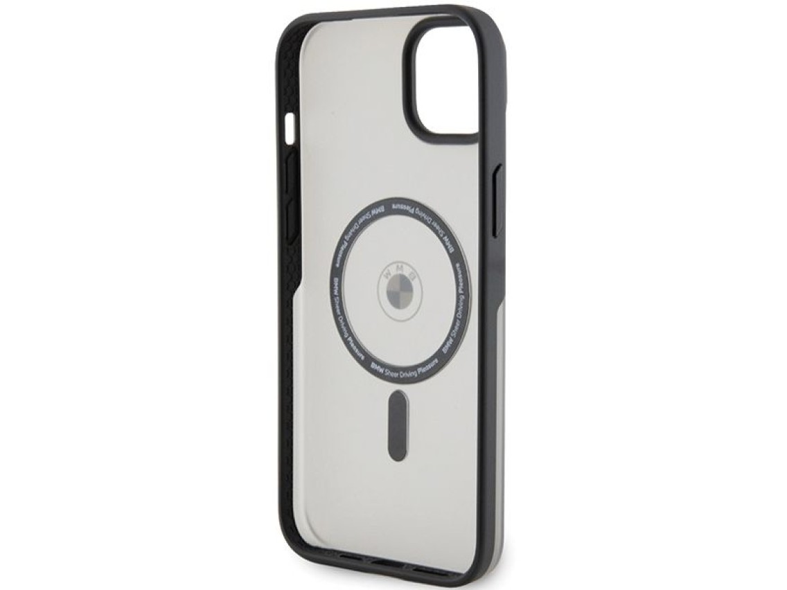 BMW Signature MagSafe Case for iPhone 14 Plus/15 Plus - Black