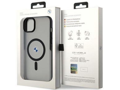 BMW Signature MagSafe Case for iPhone 14 Plus/15 Plus - Black BMW Signature MagSafe Case for iPhone 14 Plus/15 Plus - Black