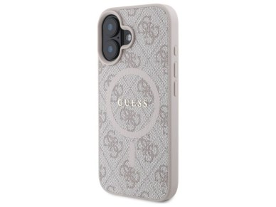 Guess 4G Ring Classic Logo MagSafe iPhone 16 Case - Pink Guess 4G Ring Classic Logo MagSafe iPhone 16 Case - Pink