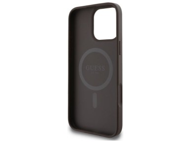 Guess 4G Ring Classic Logo MagSafe Case for iPhone 16 Pro Max - Brown Guess 4G Ring Classic Logo MagSafe Case for iPhone 16 Pro Max - Brown