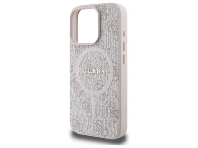Guess 4G Ring Classic Logo MagSafe Case for iPhone 16 Pro Max - Pink Guess 4G Ring Classic Logo MagSafe Case for iPhone 16 Pro Max - Pink