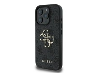 Capa Guess 4G com logo grande para iPhone 16 Pro - Preta Capa Guess 4G com logo grande para iPhone 16 Pro - Preta