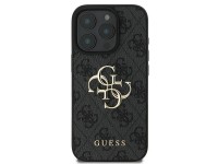 Capa Guess 4G com logo grande para iPhone 16 Pro - Preta Capa Guess 4G com logo grande para iPhone 16 Pro - Preta