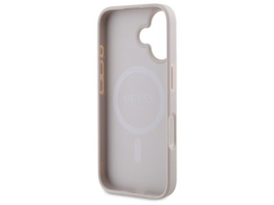 Guess 4G Ring Classic Logo MagSafe iPhone 16 Case - Pink Guess 4G Ring Classic Logo MagSafe iPhone 16 Case - Pink
