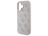 Capa Guess 4G Ring Classic Logo MagSafe para iPhone 16 - Rosa Capa Guess 4G Ring Classic Logo MagSafe para iPhone 16 - Rosa