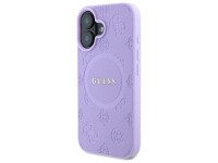 Capa Guess Saffiano Peony Classic Logo MagSafe para iPhone 16 - Roxa Capa Guess Saffiano Peony Classic Logo MagSafe para iPhone 16 - Roxa