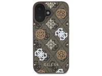 Guess 4G Printed Stripes MagSafe iPhone 16 Case - Brown Guess 4G Printed Stripes MagSafe iPhone 16 Case - Brown