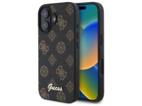 Guess Peony Script MagSafe iPhone 16 Case - Black Guess Peony Script MagSafe iPhone 16 Case - Black