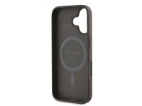 Funda Guess 4G con estampado de rayas y MagSafe para iPhone 16 Plus - Marr�n