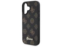 Guess Peony Script MagSafe iPhone 16 Case - Black Guess Peony Script MagSafe iPhone 16 Case - Black
