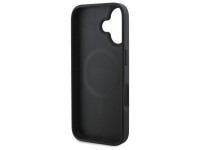 Guess Peony Script MagSafe iPhone 16 Case - Black Guess Peony Script MagSafe iPhone 16 Case - Black