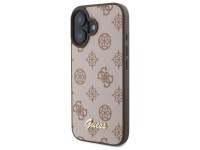 Guess Peony Script MagSafe iPhone 16 Case - Brown Guess Peony Script MagSafe iPhone 16 Case - Brown
