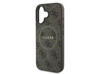 Capa Guess 4G Ring Classic Logo MagSafe para iPhone 16 Plus - Marrom Capa Guess 4G Ring Classic Logo MagSafe para iPhone 16 Plus - Marrom