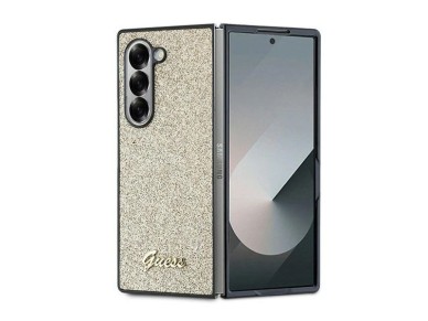 Guess 4G Glitter Script Case for Samsung Galaxy Z Fold 6 - Gold Guess 4G Glitter Script Case for Samsung Galaxy Z Fold 6 - Gold