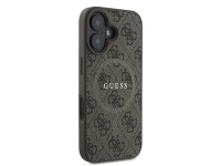 Capa Guess 4G Ring Classic Logo MagSafe para iPhone 16 Plus - Marrom Capa Guess 4G Ring Classic Logo MagSafe para iPhone 16 Plus - Marrom