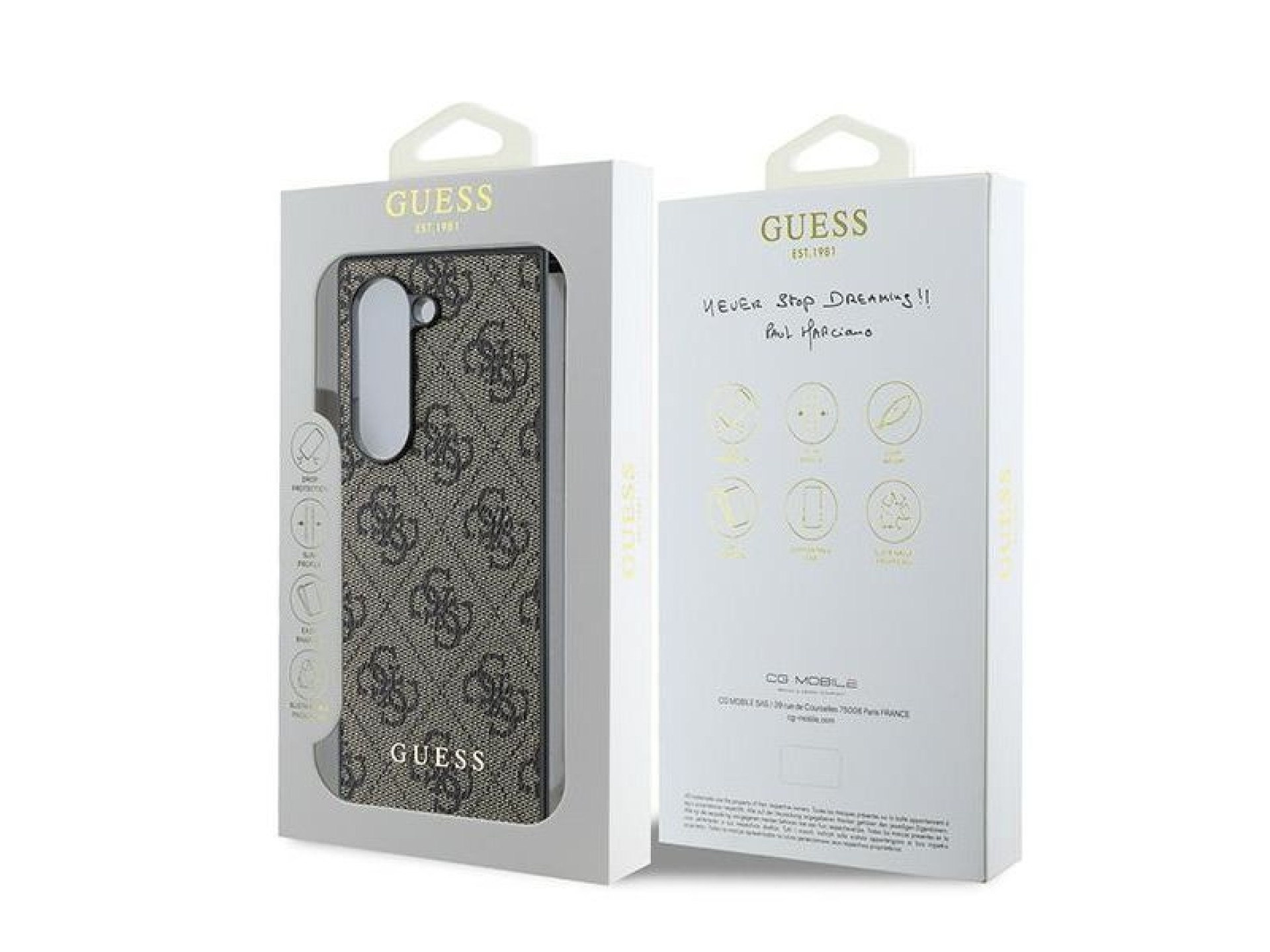 Guess 4G Case for Samsung Galaxy Z Fold 6 - Brown
