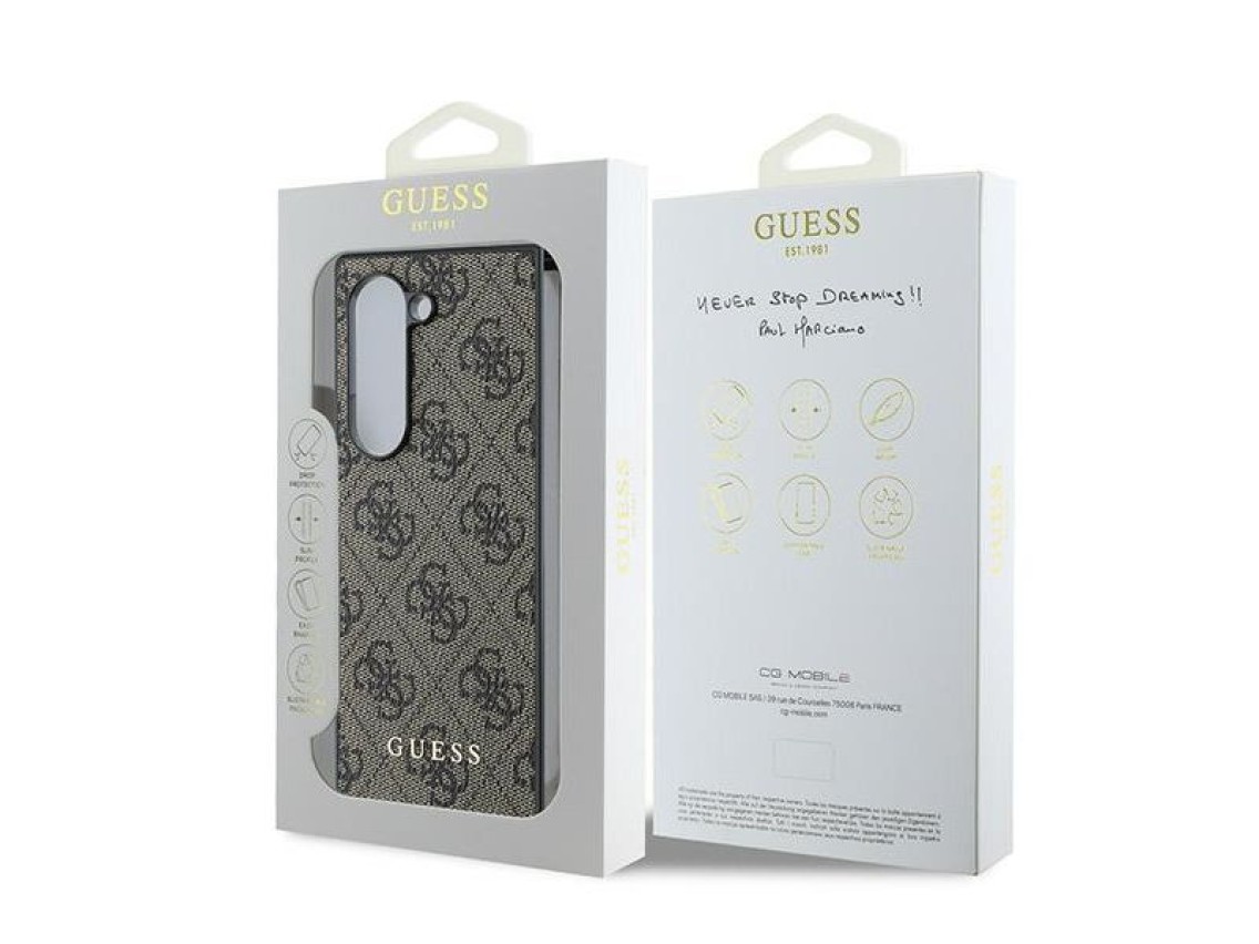 Guess 4G Case for Samsung Galaxy Z Fold 6 - Brown