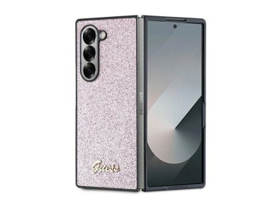 Guess 4G Glitter Script Case for Samsung Galaxy Z Fold 6 - Pink Guess 4G Glitter Script Case for Samsung Galaxy Z Fold 6 - Pink