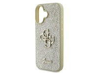 Guess Fixed Glitter Big 4G Case for iPhone 16 Plus - Gold Guess Fixed Glitter Big 4G Case for iPhone 16 Plus - Gold