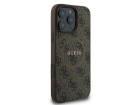 Capa Guess 4G Ring Classic Logo MagSafe para iPhone 16 Pro - Marrom Capa Guess 4G Ring Classic Logo MagSafe para iPhone 16 Pro - Marrom