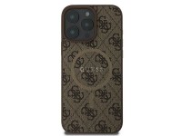 Capa Guess 4G Ring Classic Logo MagSafe para iPhone 16 Pro - Marrom Capa Guess 4G Ring Classic Logo MagSafe para iPhone 16 Pro - Marrom