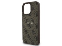Capa Guess 4G Ring Classic Logo MagSafe para iPhone 16 Pro - Marrom Capa Guess 4G Ring Classic Logo MagSafe para iPhone 16 Pro - Marrom
