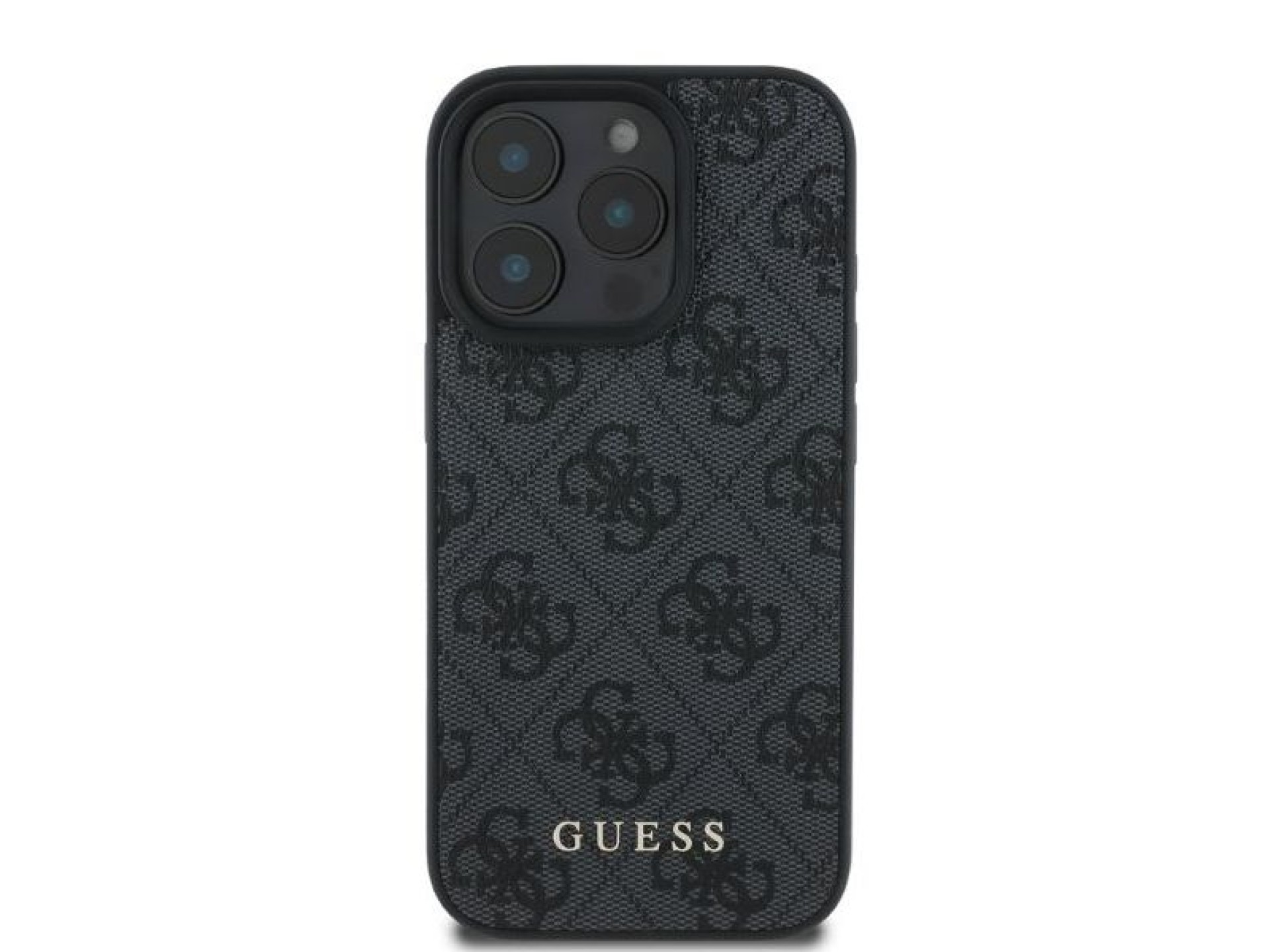 Capa Guess 4G Classic para iPhone 16 Pro Max - Preta