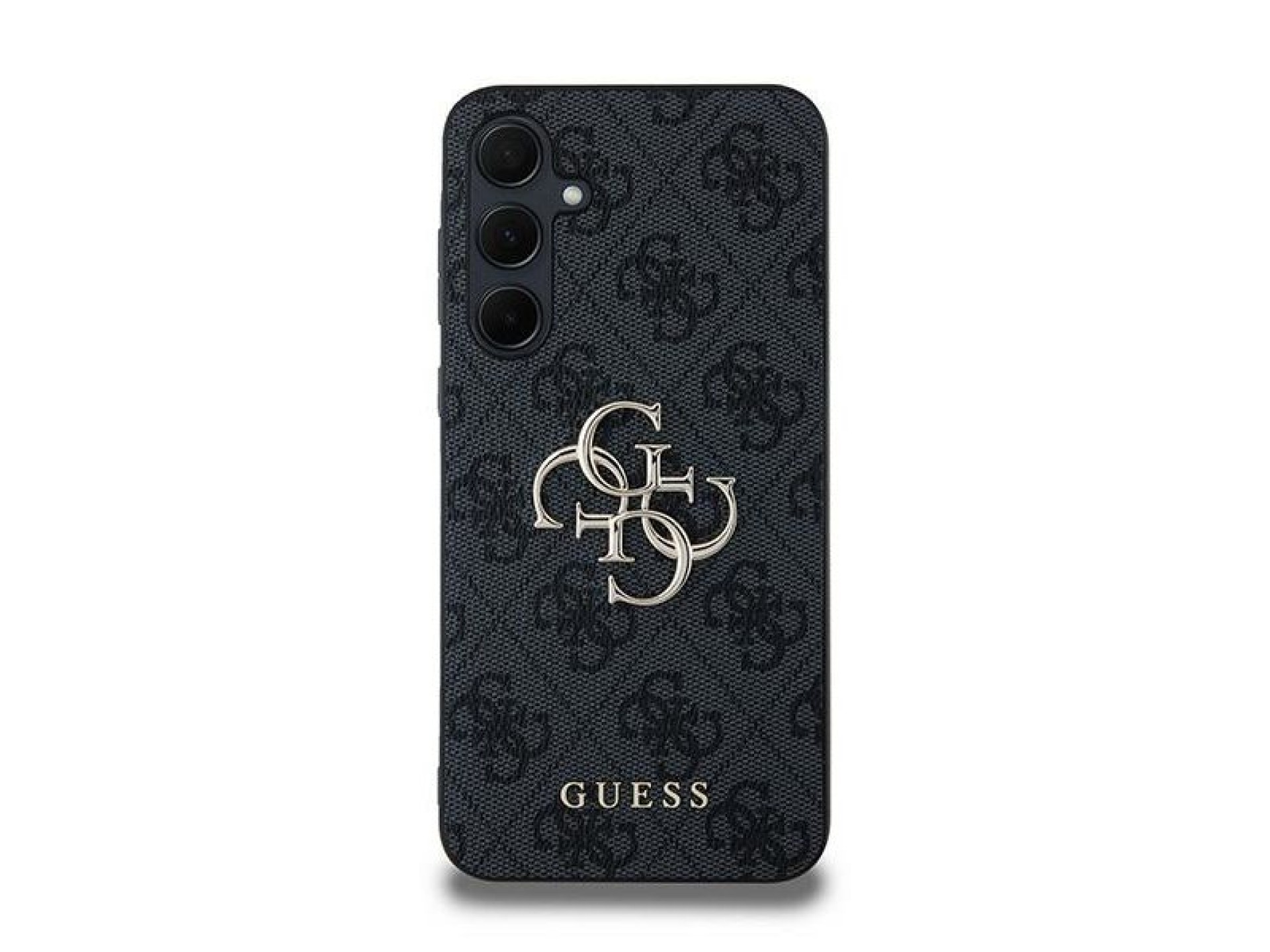 Guess 4G Big Metal Logo case for Samsung Galaxy A35 - black