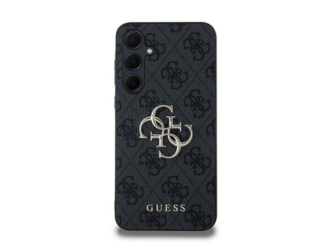 Guess 4G Big Metal Logo case for Samsung Galaxy A35 - black