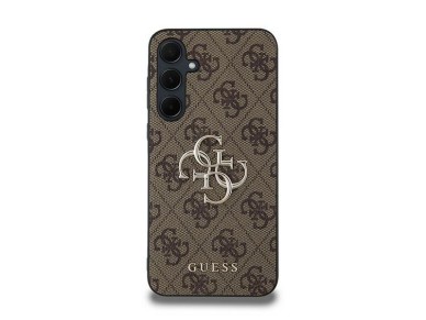 Guess 4G Big Metal Logo case for Samsung Galaxy A35 - brown Guess 4G Big Metal Logo case for Samsung Galaxy A35 - brown